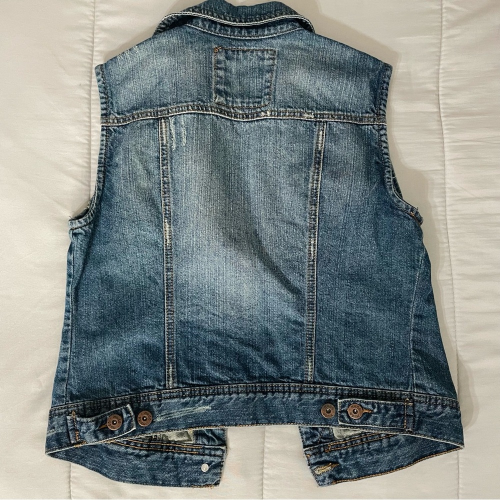 MUDD Denim Vest - Picture 4 of 7